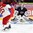 HELSINKI, FINLAND - DECEMBER 31: Denmark's Soeren Nielsen #25 get a shot off on USA's Brandon Halverson #36 during preliminary round action at the 2016 IIHF World Junior Championship. (Photo by Matt Zambonin/HHOF-IIHF Images)

